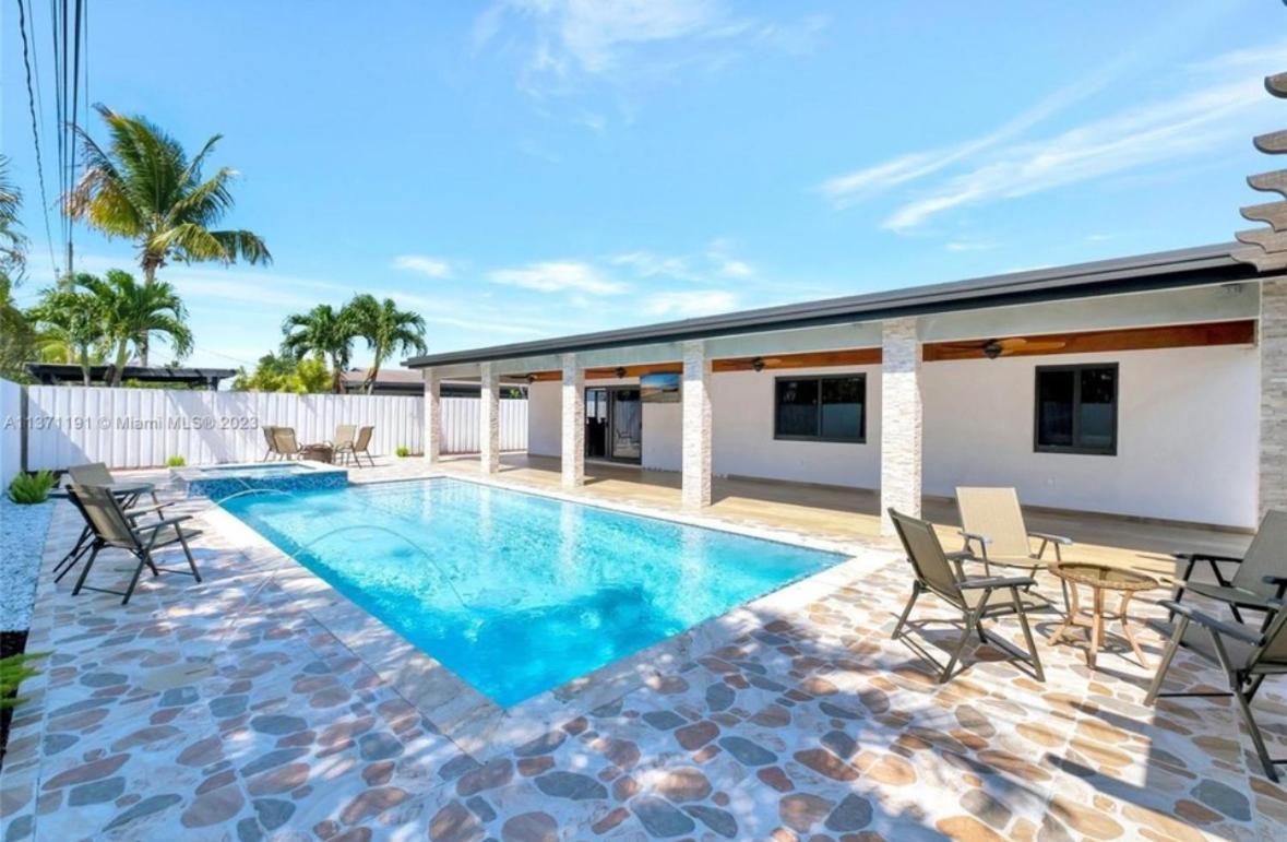 Heated Pool Hot Tub Miami Villa Ngoại thất bức ảnh