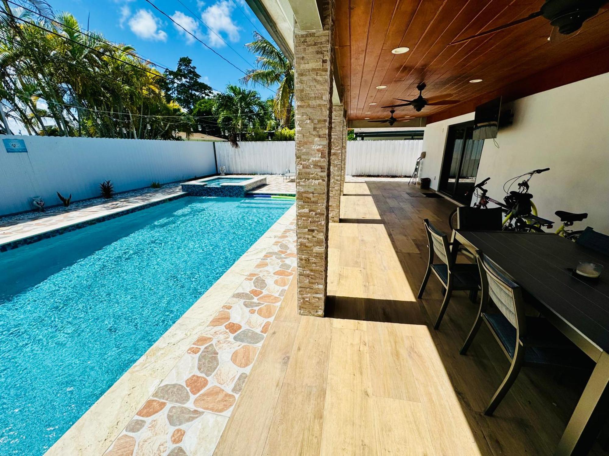 Heated Pool Hot Tub Miami Villa Ngoại thất bức ảnh