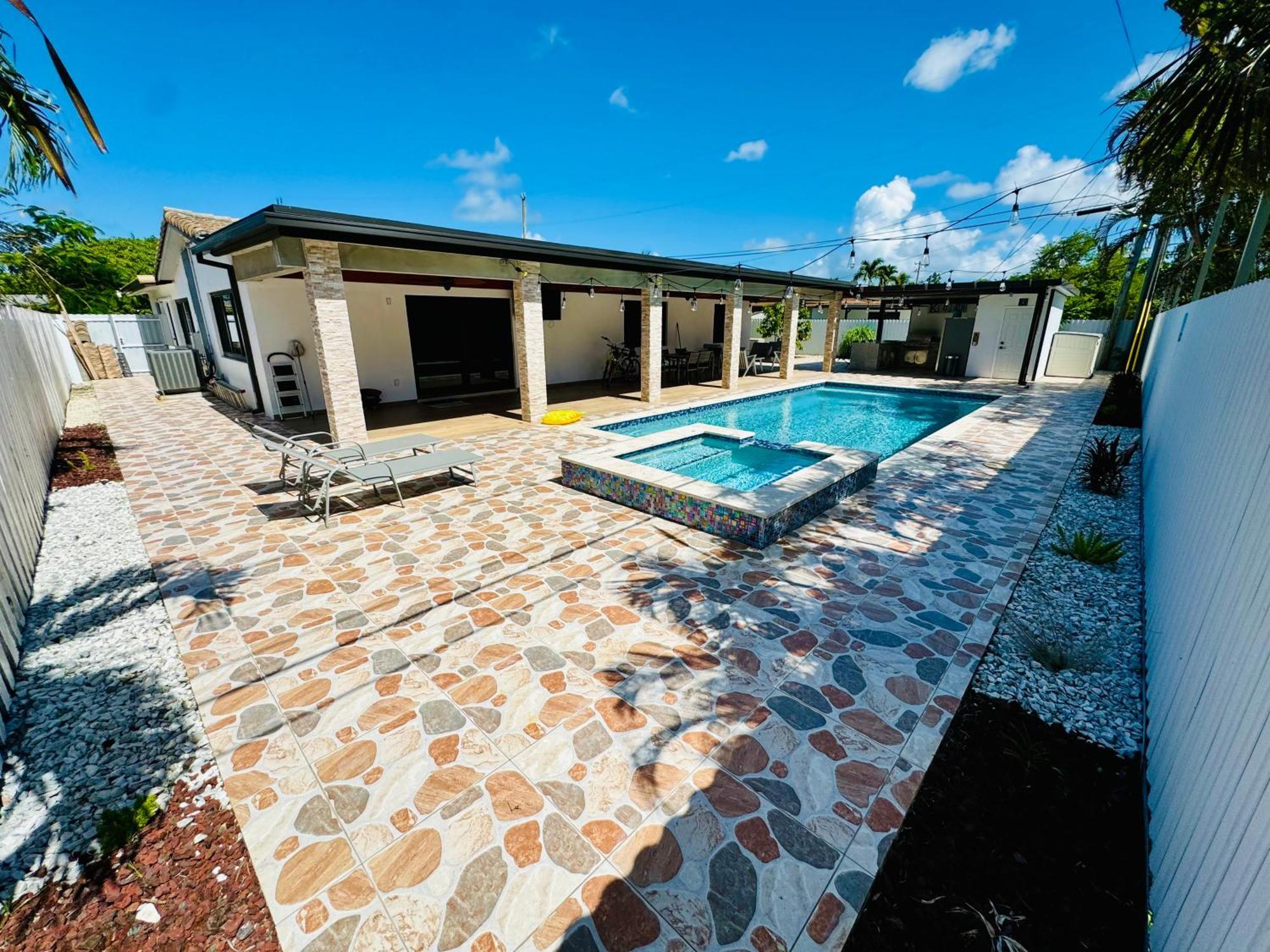 Heated Pool Hot Tub Miami Villa Ngoại thất bức ảnh