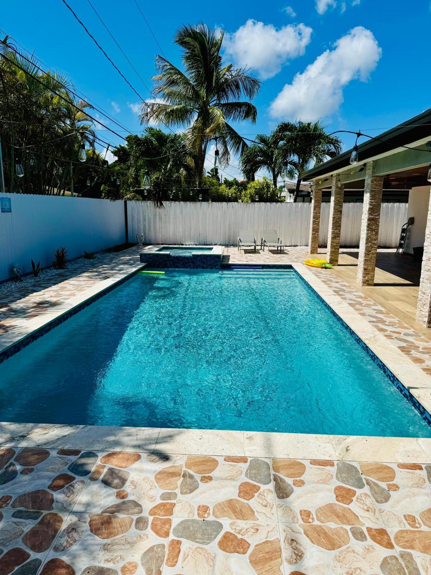 Heated Pool Hot Tub Miami Villa Ngoại thất bức ảnh